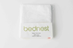 Bednest hoeslaken van geweven katoen