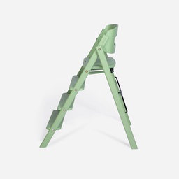 Kaos - Klapp high chair pale green + recycled safety rail fishnet green