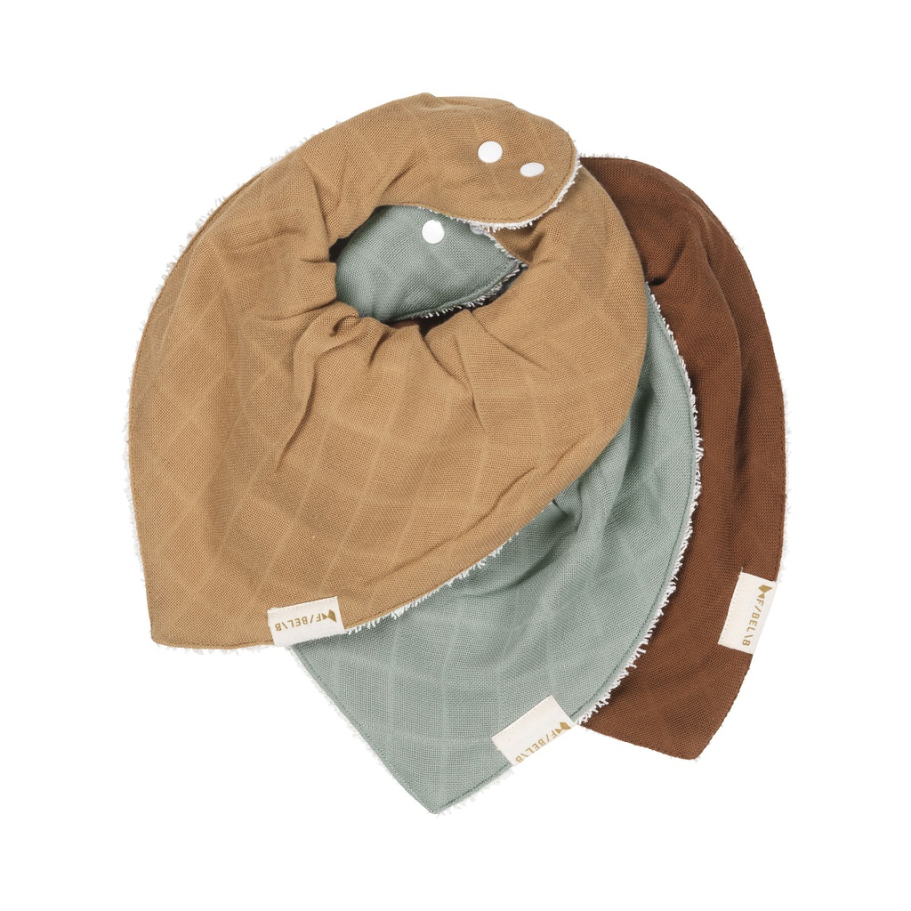 Fabelab - Bandana bib - Turf (3-pack)