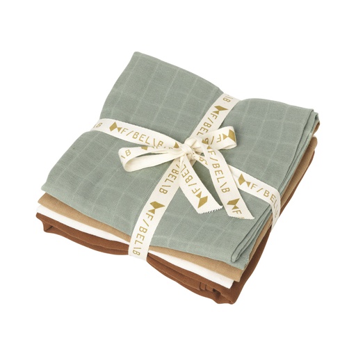 Fabelab - Muslin turf (4-pack) 