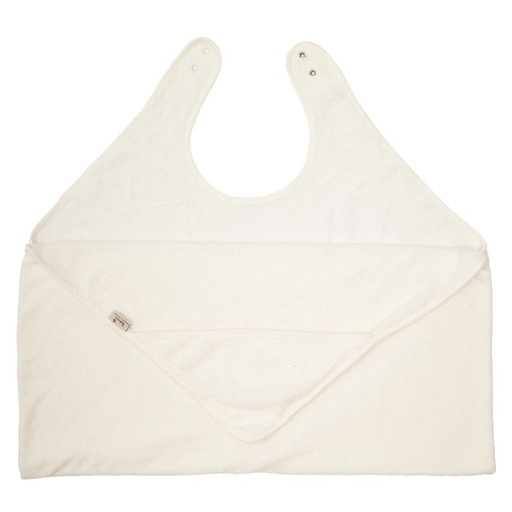 Timboo - Cuddle towel Adult/Baby (98x104cm) - Daisy White
