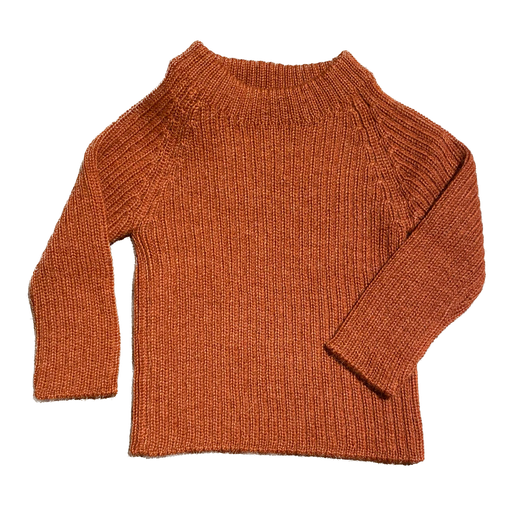 Esencia - Joe rib sweater BB - Brickred
