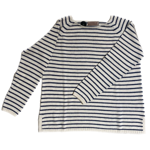 Esencia - Mary striped sweater Adults - Ivory / navy