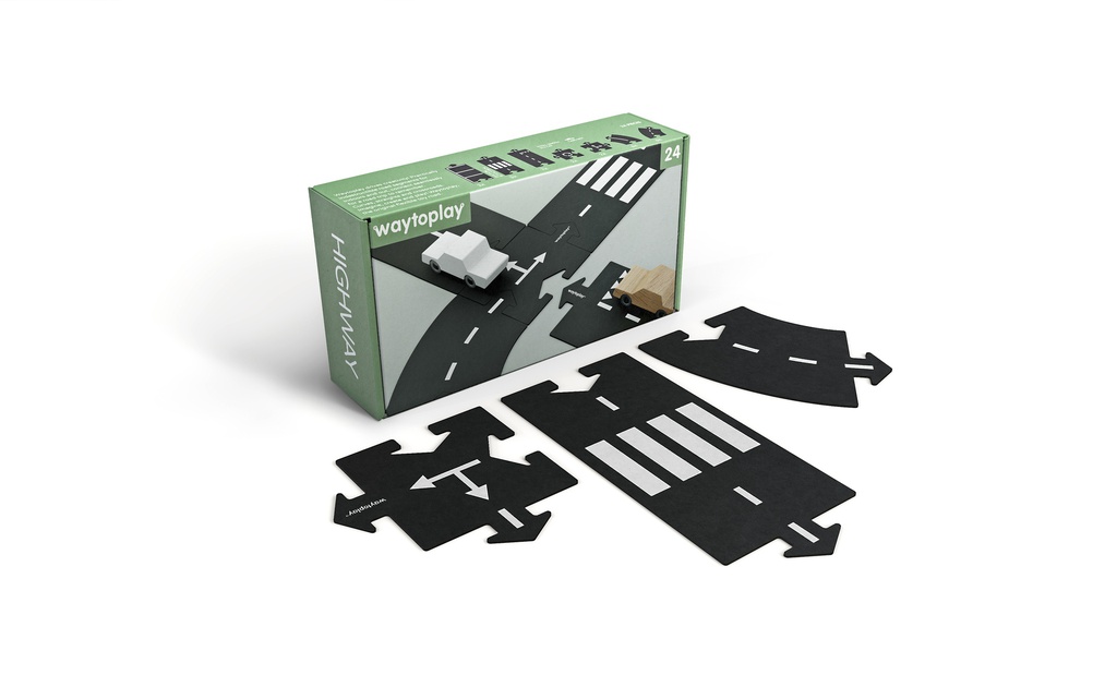 Way to play - Highway - Large flexible toy road