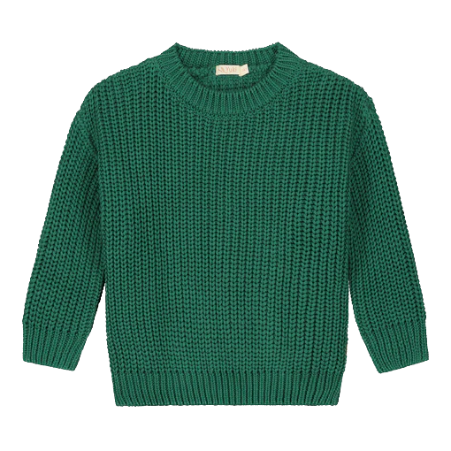 Yuki - Chunky knitted sweater - Leaf
