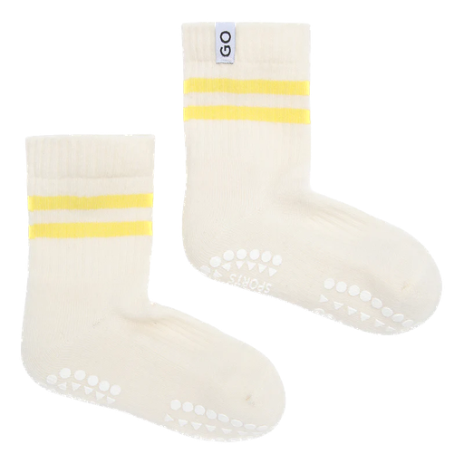 GoBabyGo - Non-slip Sports Socks - Geel