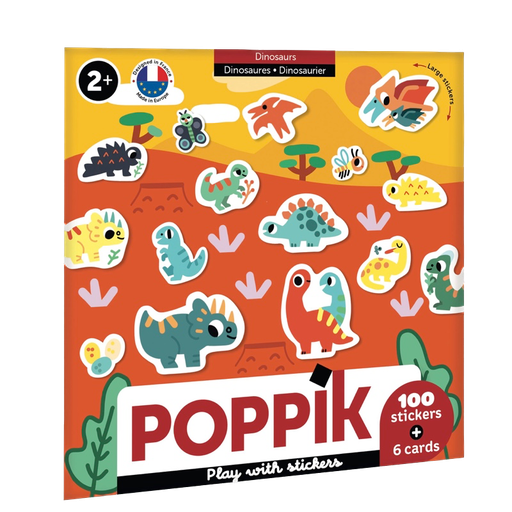 Poppik -  Stickerboek Dino 