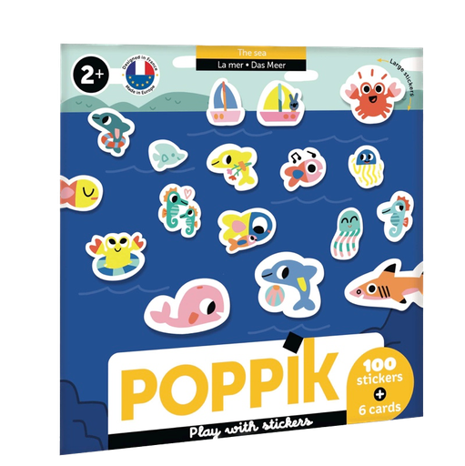 Poppik -  Stickerboek The Sea