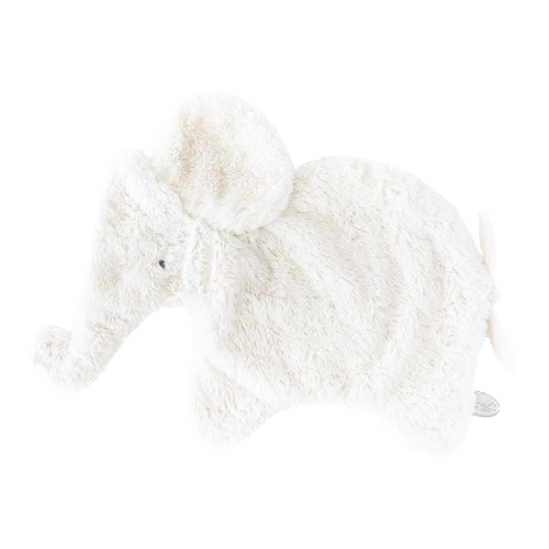 [885235] Dimpel - Olifant knuffeldoek - Oscar 42 wit