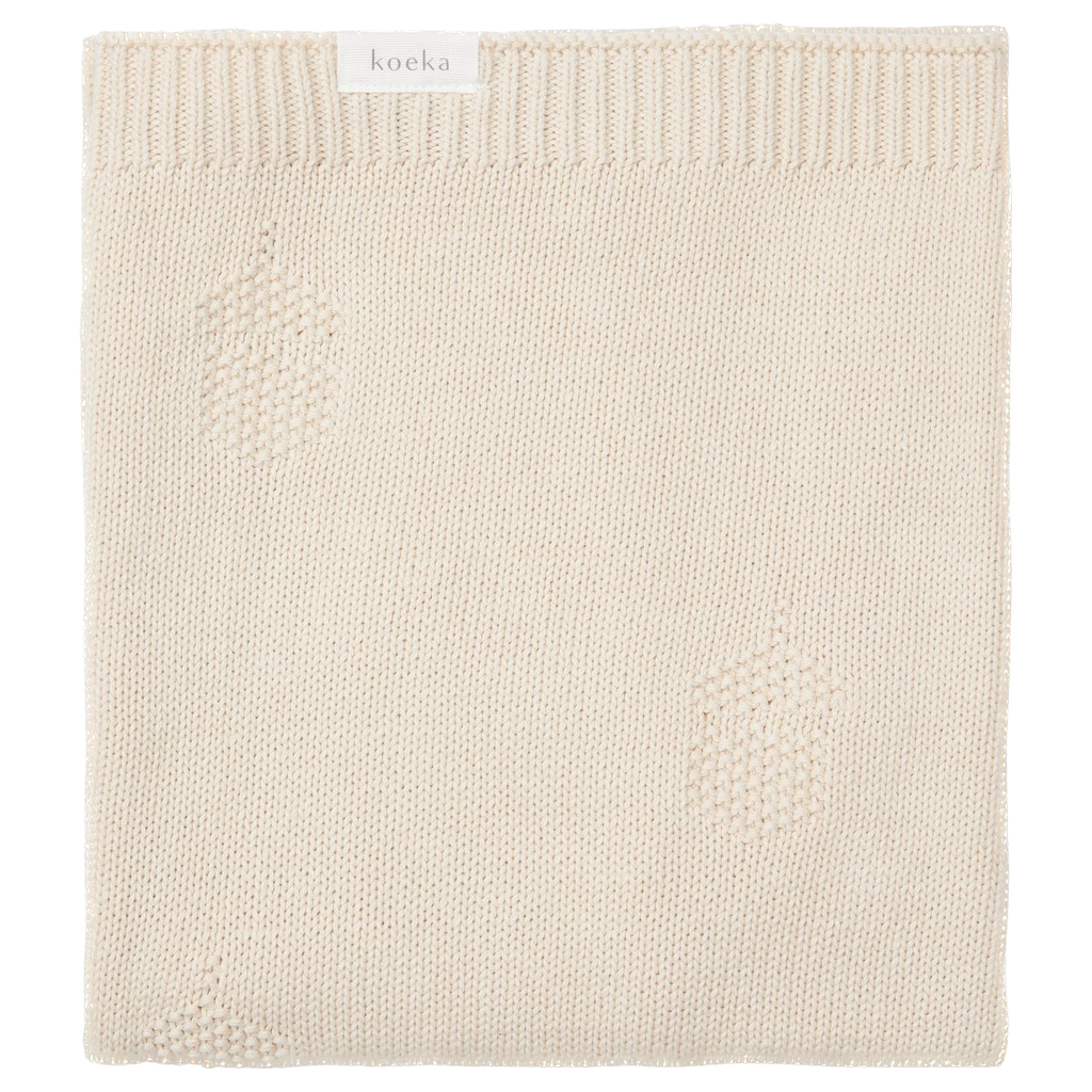 Koeka - Wiegdeken Nuts - Warm White 