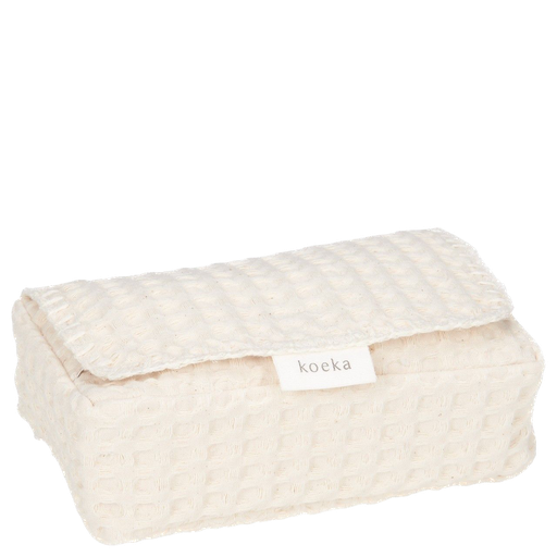 Koeka - Hoes Voor Babydoekjes Wafel Antwerp  - Natural