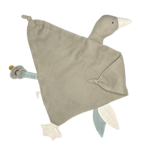 Saga - Knuffeldoekje gans - Green tea