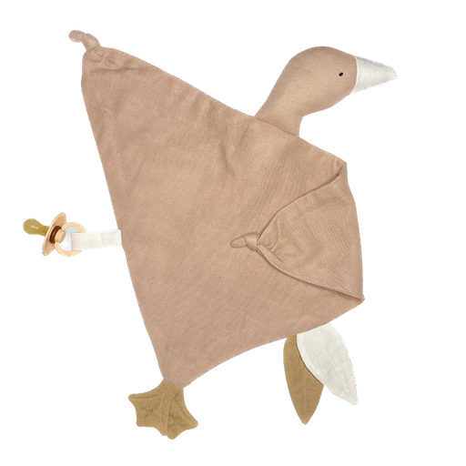 Saga - Knuffeldoekje gans - Clay