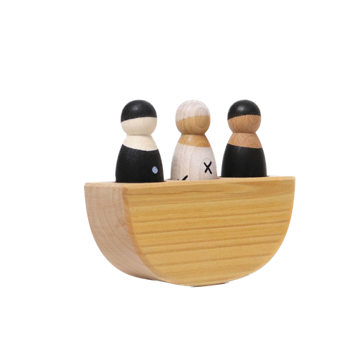 Grimms - Drie in een boot - Monochroom