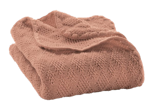 Disana - Woollen baby blanket - Rosé