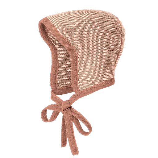 Disana - Knitted bonnet - Rosé