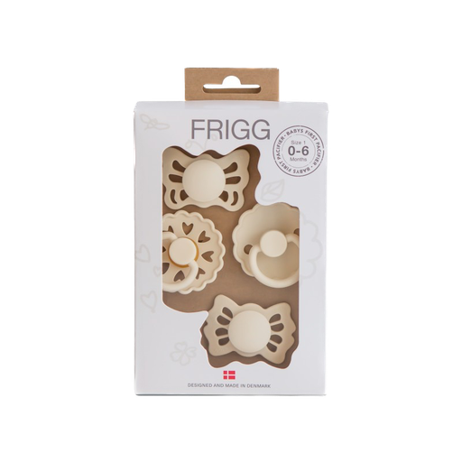 Frigg - Baby's first pacifier pack - Cream