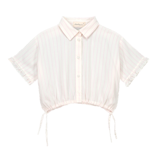 Charlie petite - Ivy blouse - White/ pink