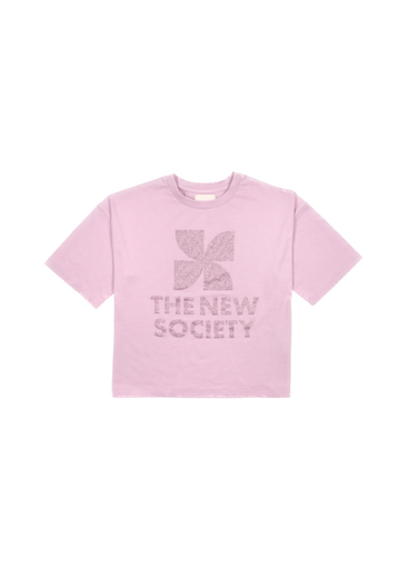 The new society -  Ontario Tee - Iris Lilac 