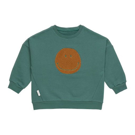 LÄSSIG - Kids Sweater GOTS - Little Gang - Smile ocean green