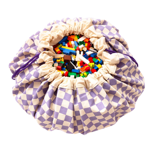 Play&go - Vichy Purple - Toy storage bag 