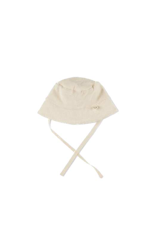 My Little Cozmo - Zero281-4 -
Organic toweling baby bucket hat - Ivory 