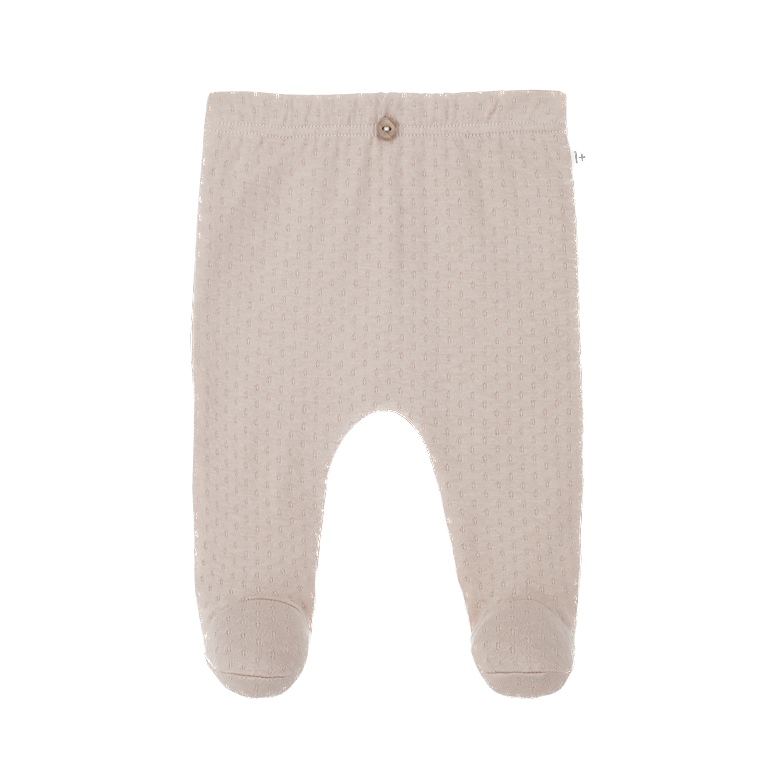 1+ In the family - Naina legging with feet - Nude 