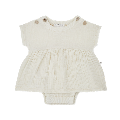 1+ In the family - Candela body dress - Ivory