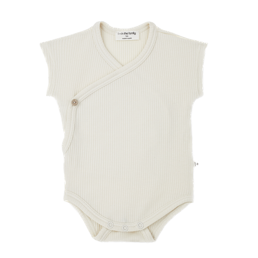 1+ In the family - Oli short sleeve body - Ivory 