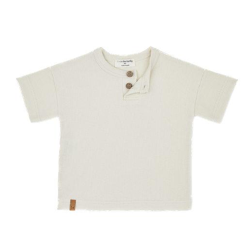1+ In the family - Nestore short sleeve shirt - Ivory