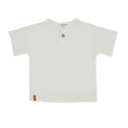 1+ In the family - Leon short sleeve t-shirt - Ivory