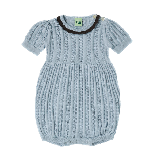 FUB - Baby Pointelle Romper - Cloud