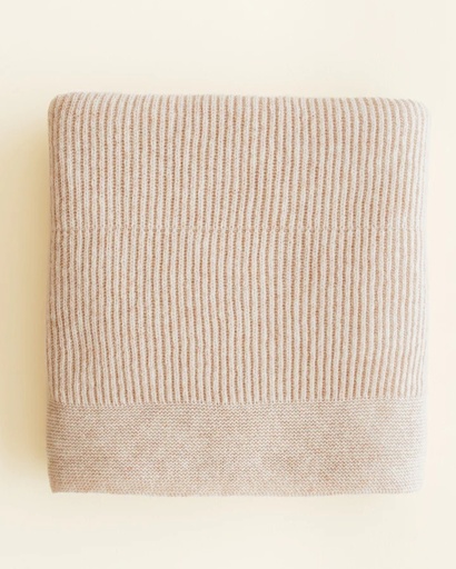 Hvid - Blanket Gaston - Soft Beige