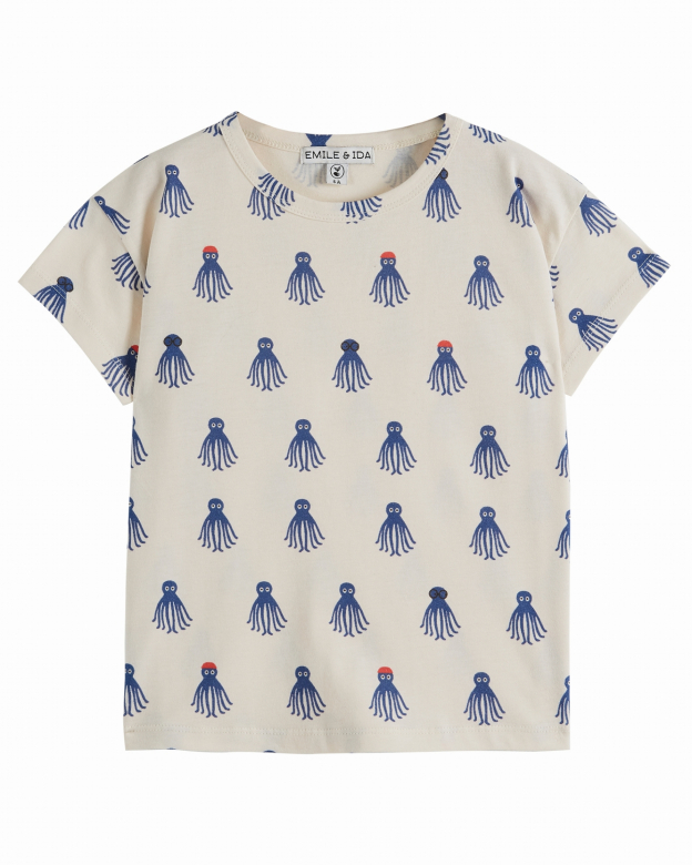 Emile et Ida - Kids t-shirt - Octopus