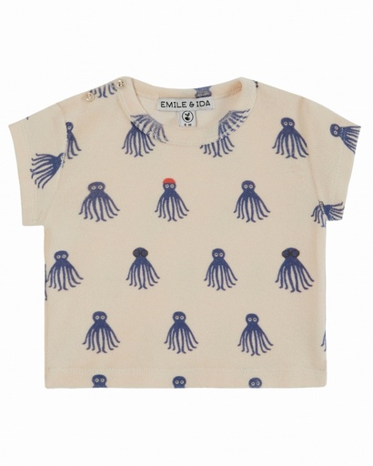 Emile et Ida - Baby t-shirt - Octopus