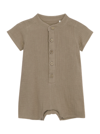HUTTEliHUT - Playsuit SS Muslin - Silver Sage