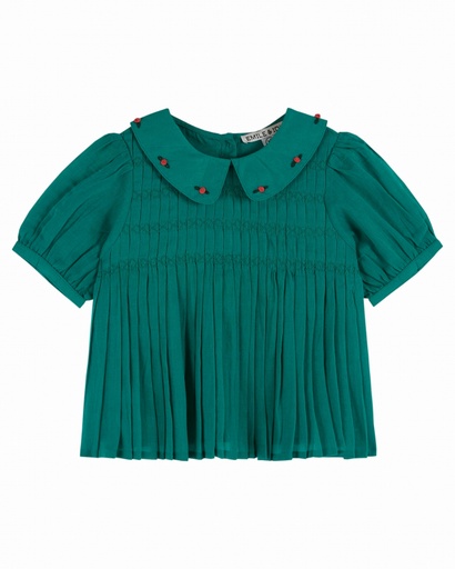 Emile et Ida - Blouse smockee - Haricot