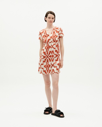 Thinking MU - Orange Ilusion Dress