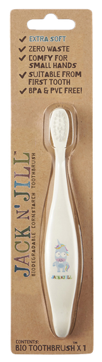 Jack n' Jill - Bio kindertandenborstel (Unicorn)