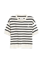 ArmedAngels - Lillaas stripes t-shirt - Off white-black
