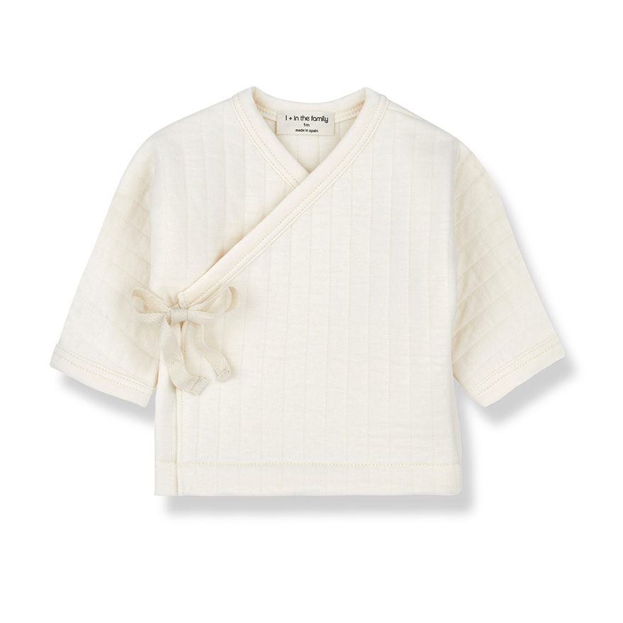 1+ in the family - Fatima crossover jacket - Ecru