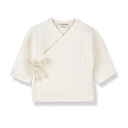 1+ in the family - Fatima crossover jacket - Ecru