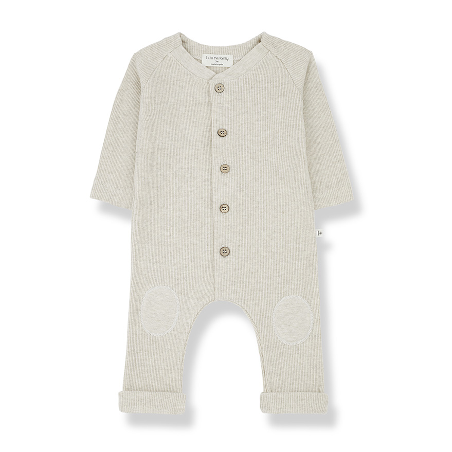 1+ in the family - Joel jumpsuit - Oatmeal