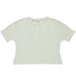 Poudre organic - T-shirt marjolaine éponge - Almond milk