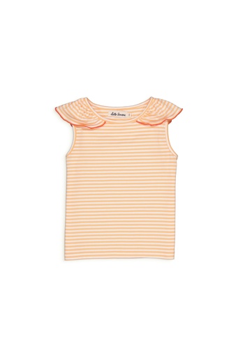 Hello Simone - Leslie gestreepte top peach