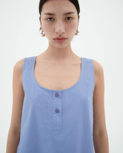 Thinking MU - Persian blue Justine top