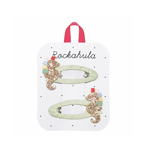 Rockahula - Rainbow seahorse clips