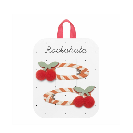 Rockahula - Stripy cherry clips