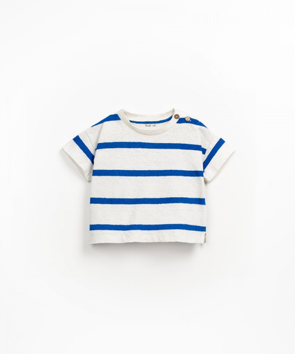 Play Up - Striped jersey t-shirt 1AQ11052