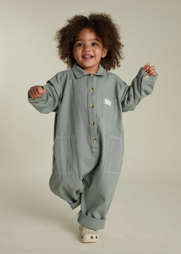 Claude & Co - Western kids overall sage 